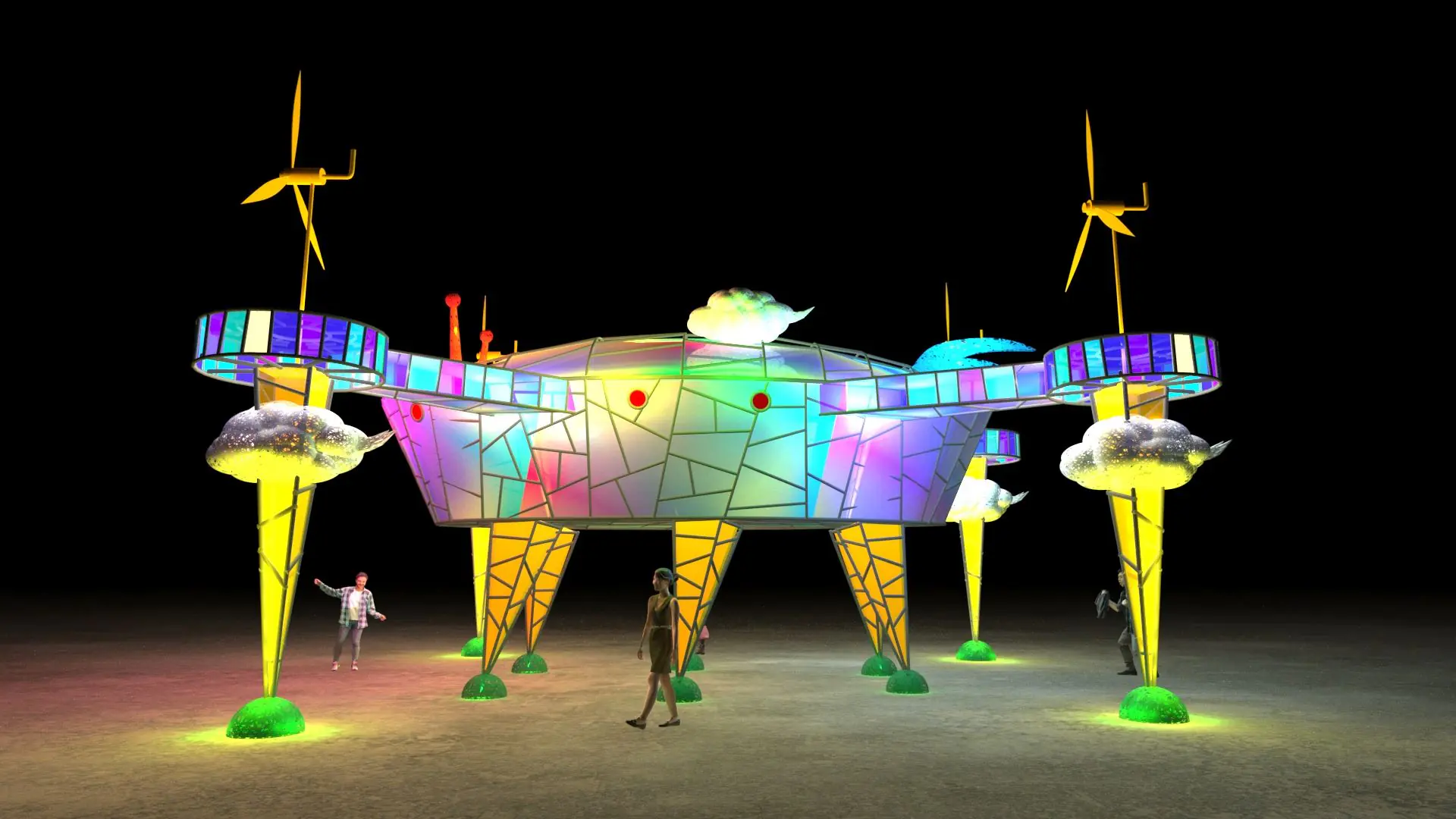 智慧農業照亮嘉義縣　 2026台灣燈會　打造全台首座「農業無人機」主燈