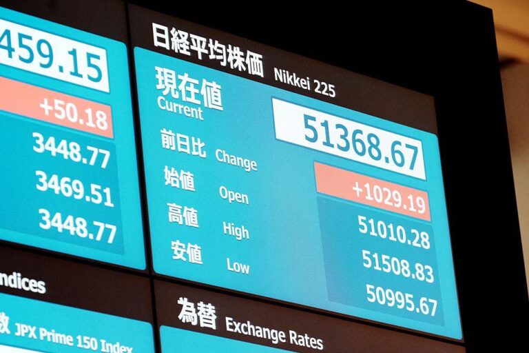 半導體領軍飆升 日經指數再創歷史新高