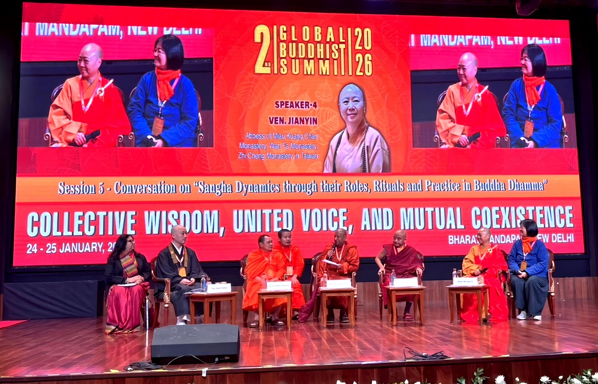 見引法師代表台灣出席全球佛教高峰會 見引法師代表台灣出席全球佛教高峰會