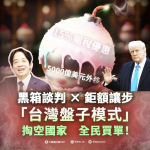 台美貿易協議最荒謔的變局? 從15%到19.7%的關稅騙局? 台美貿易協議最荒謔的變局? 從15%到19.7%的關稅騙局?