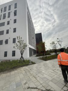 雲林縣虎尾醫學中心外牆清洗工程施工