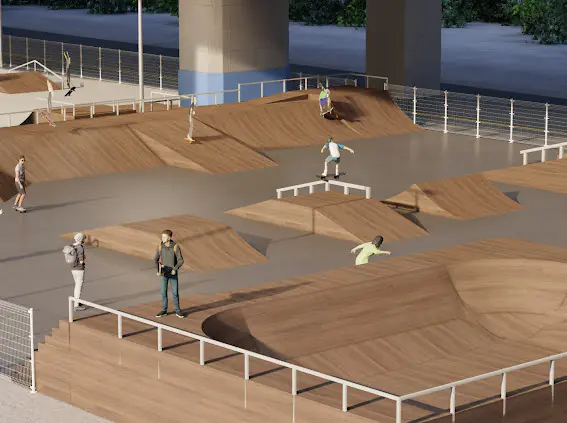 國道三交流道下變身律動樂園 南投市「親子輪動場」動土暖身趴 國道三交流道下變身律動樂園 南投市「親子輪動場」動土暖身趴