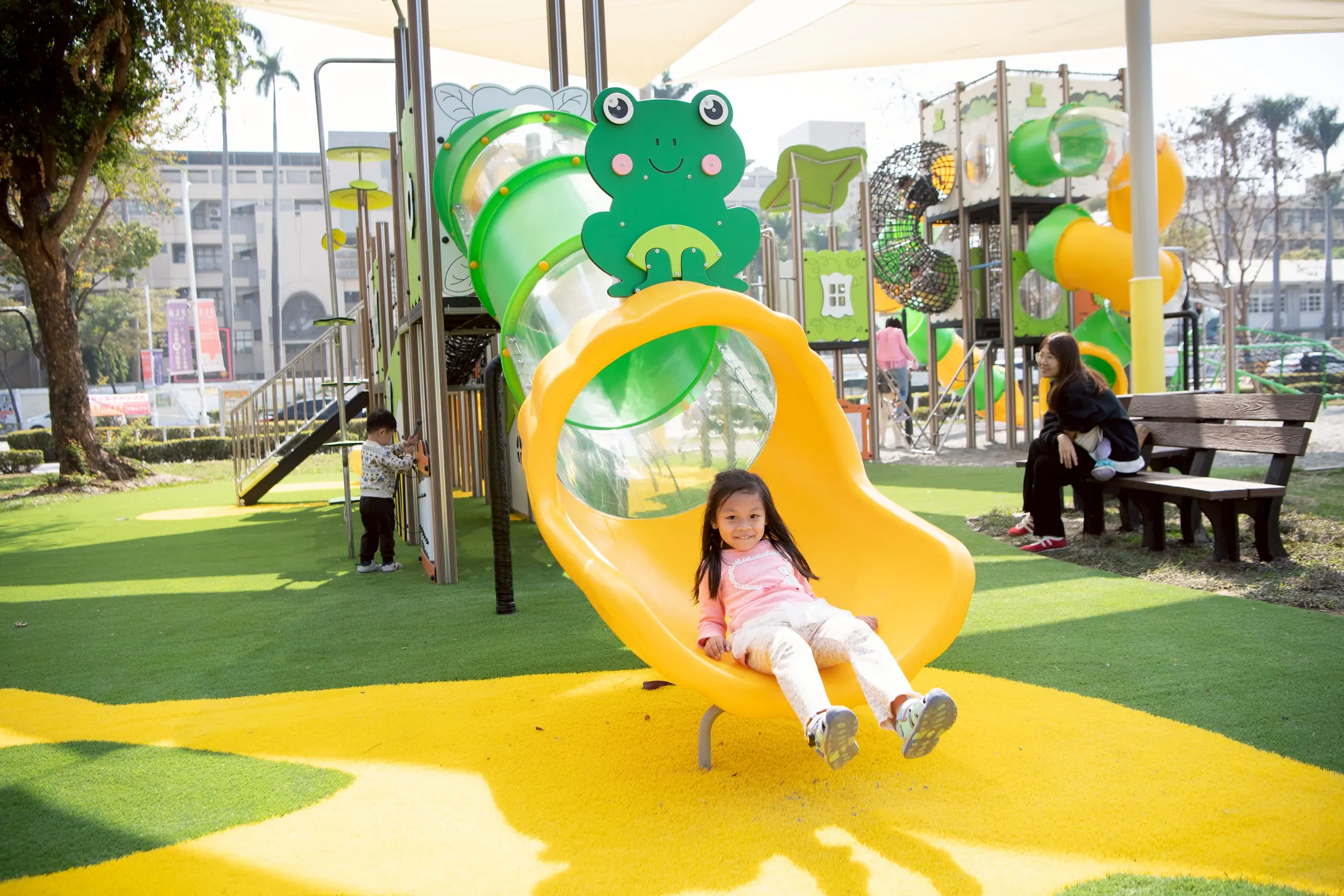 嘉市文化公園遊戲場春節前開放 安全再升級 打造全齡共享遊戲場 嘉市文化公園遊戲場春節前開放 安全再升級 打造全齡共享遊戲場
