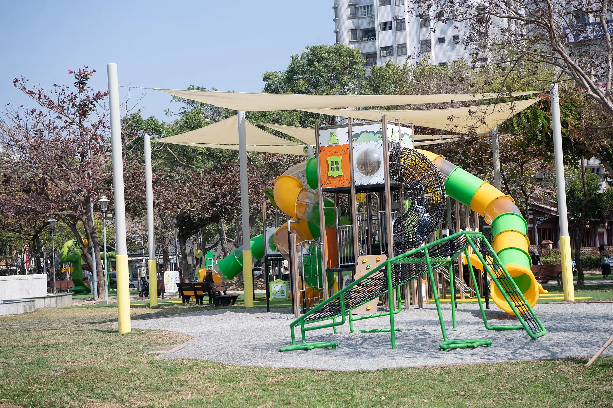 嘉市文化公園遊戲場春節前開放 安全再升級 打造全齡共享遊戲場 嘉市文化公園遊戲場春節前開放 安全再升級 打造全齡共享遊戲場