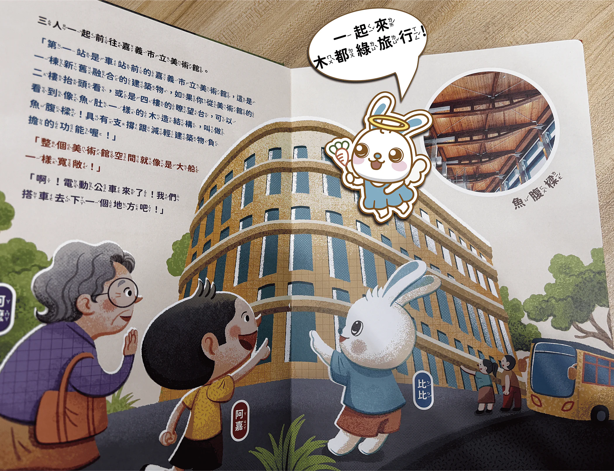 跟著「比比」去探險！《木都綠旅行》帶你低碳玩轉嘉義市