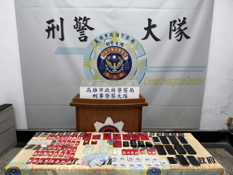 高市刑大破獲假貨運真販毒！「小蜜蜂」外送毒品到府7人落網