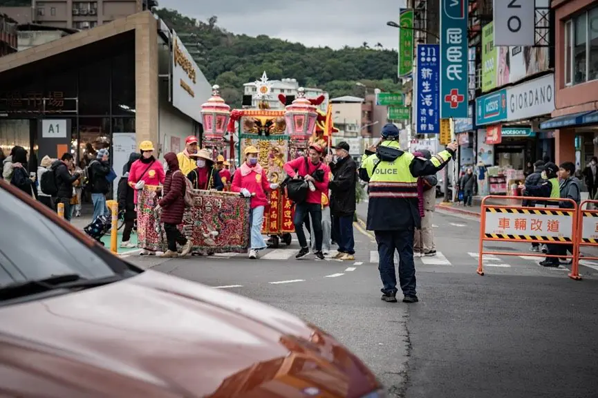 北投慈后宮媽祖遶境 北投分局全力維安交管 北投慈后宮媽祖遶境 北投分局全力維安交管