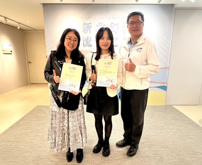 用創意行動實踐 新北7件SDGs創意教案全國第一 25 《圖說》「永續台灣創意教案」文林國小、樹林高中榮獲佳作,圖為獻獎人員合照。〈教育局提供〉