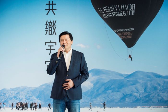 迎開館周年永續未來 新北美術館共織宇宙特展登場 35 《圖說》新北市副市長朱惕之表示,新北市近年積極推動永續發展,並透過文化與藝術回應全球永續議題。〈文化局提供〉