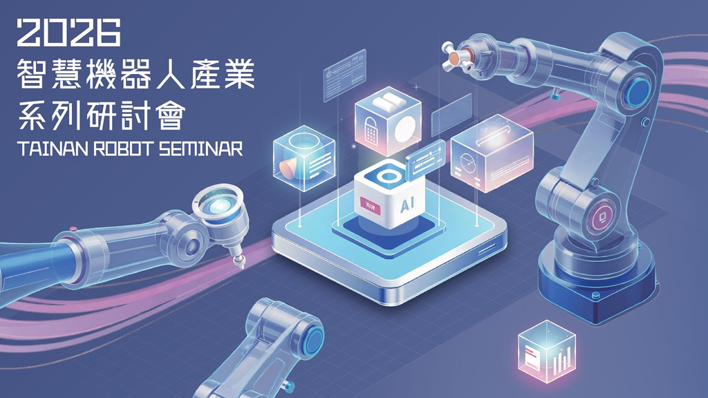 南市推動智慧製造新契機 「2026智慧機器人產業研討會」首場登場 南市推動智慧製造新契機 「2026智慧機器人產業研討會」首場登場