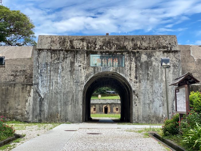 打破室內展覽框架 淡古戶外空間展徵件4月登場 43 《圖說》新北市立淡水古蹟博物館即日起開放古蹟戶外空間策展,首波試辦點為國定古蹟「滬尾礮臺」。〈淡古提供〉