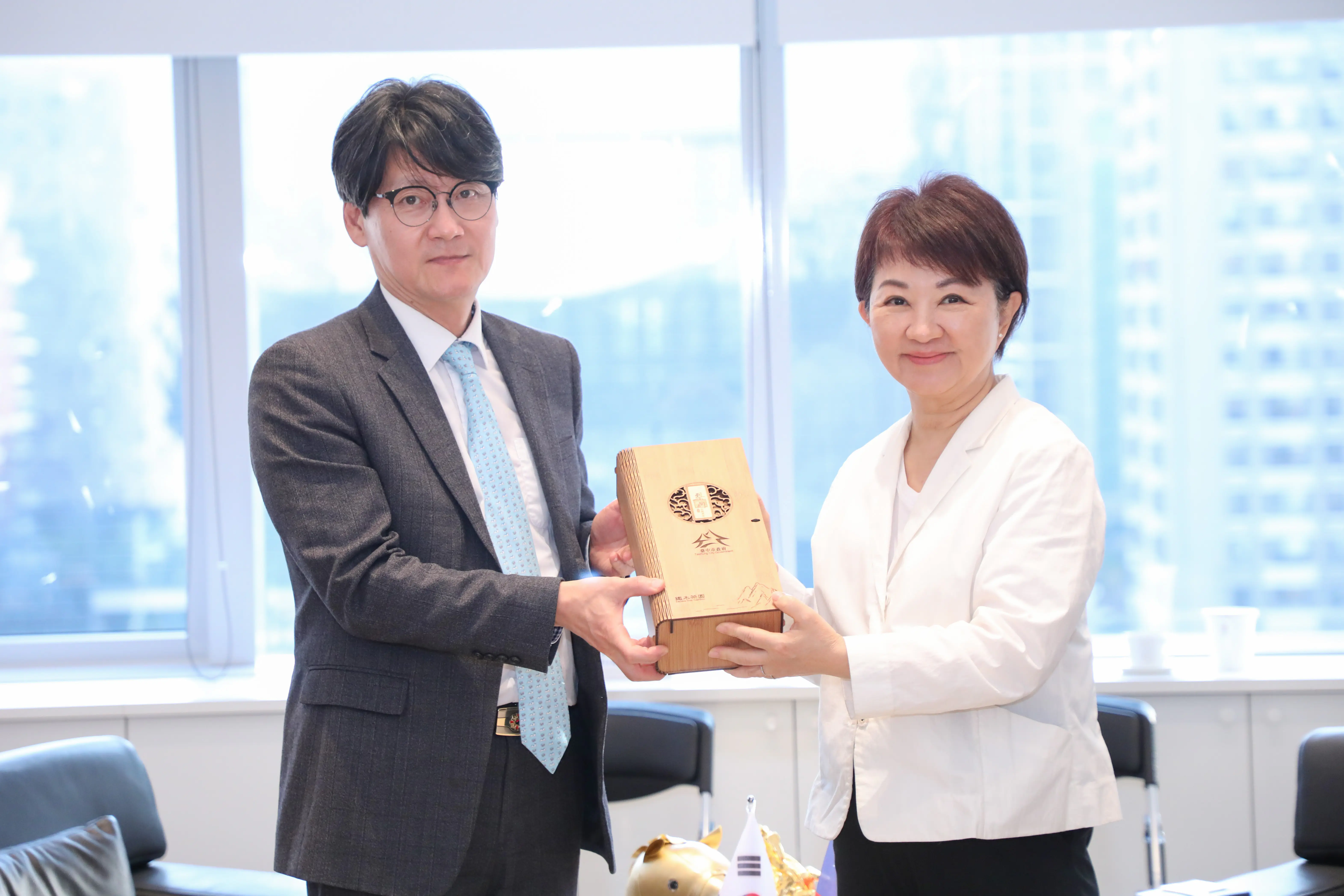 中市府深化台韓交流 盧市長會晤韓國代表促經貿文化合作 中市府深化台韓交流 盧市長會晤韓國代表促經貿文化合作