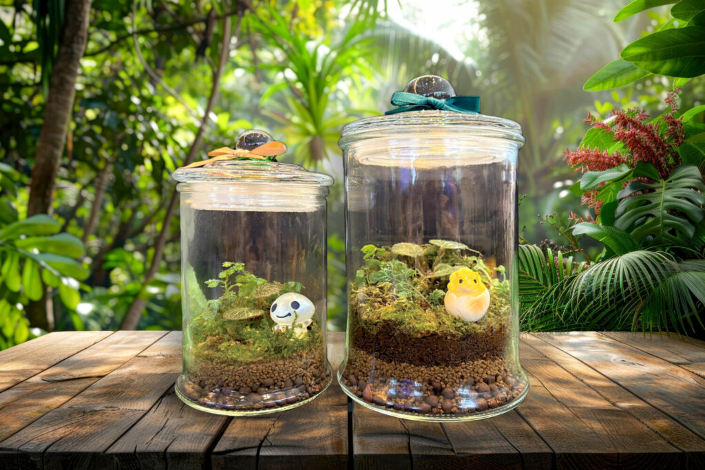 「春日親子出遊首選」走進大板根森林 體驗寓教於樂親子新玩法 生態瓶DIY。(圖/大板根森林溫泉酒店 提供)