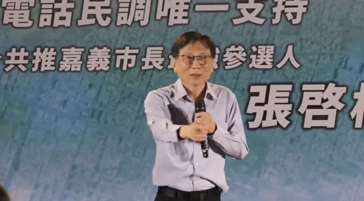 葉元之順興宮力挺張啓楷 批綠營反財劃法:2026藍白合一定要成功 國民黨桃園市議員詹江村也現身廟口開講現場,揭露過去國民黨在訓練文宣人員的時候,張啓楷曾經是他的老師。(圖/民眾黨嘉義黨部)