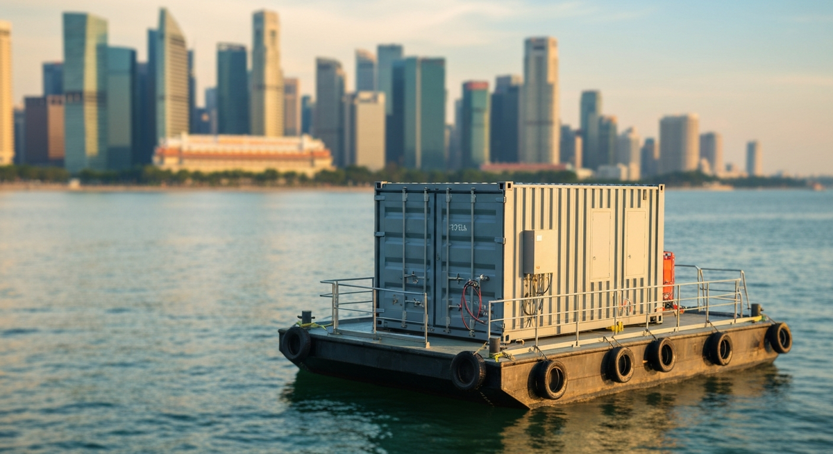 星橋數據中心攜手新 Concord 能源 開發 AI 氫能發電駁船