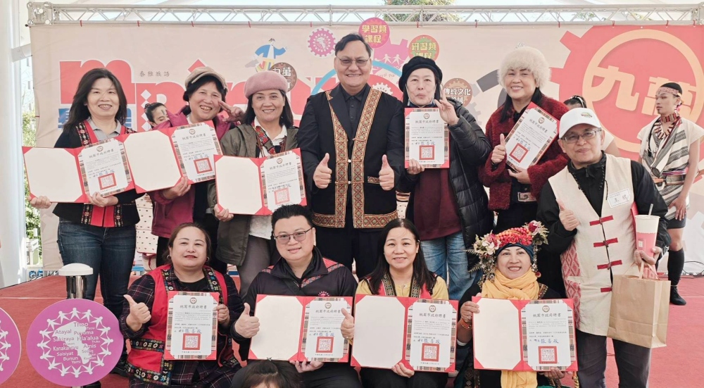 中原大學攜手桃園市原住民部落大學 原教設中心簽署合作意向書 6 03中原大學攜手桃園市原住民部落大學