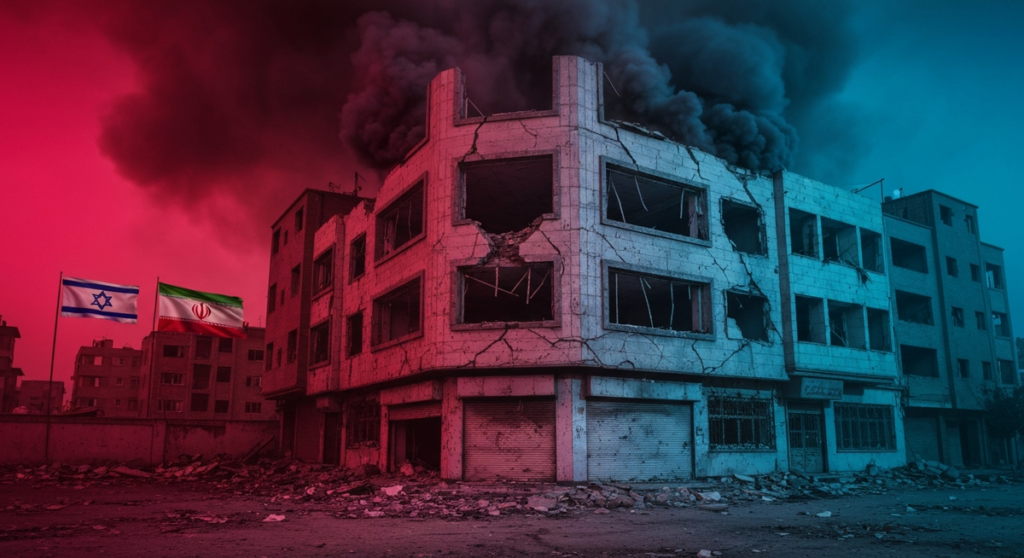 以軍空襲德黑蘭 摧毀伊朗內安全部隊總部 以軍空襲德黑蘭 摧毀伊朗內安全部隊總部