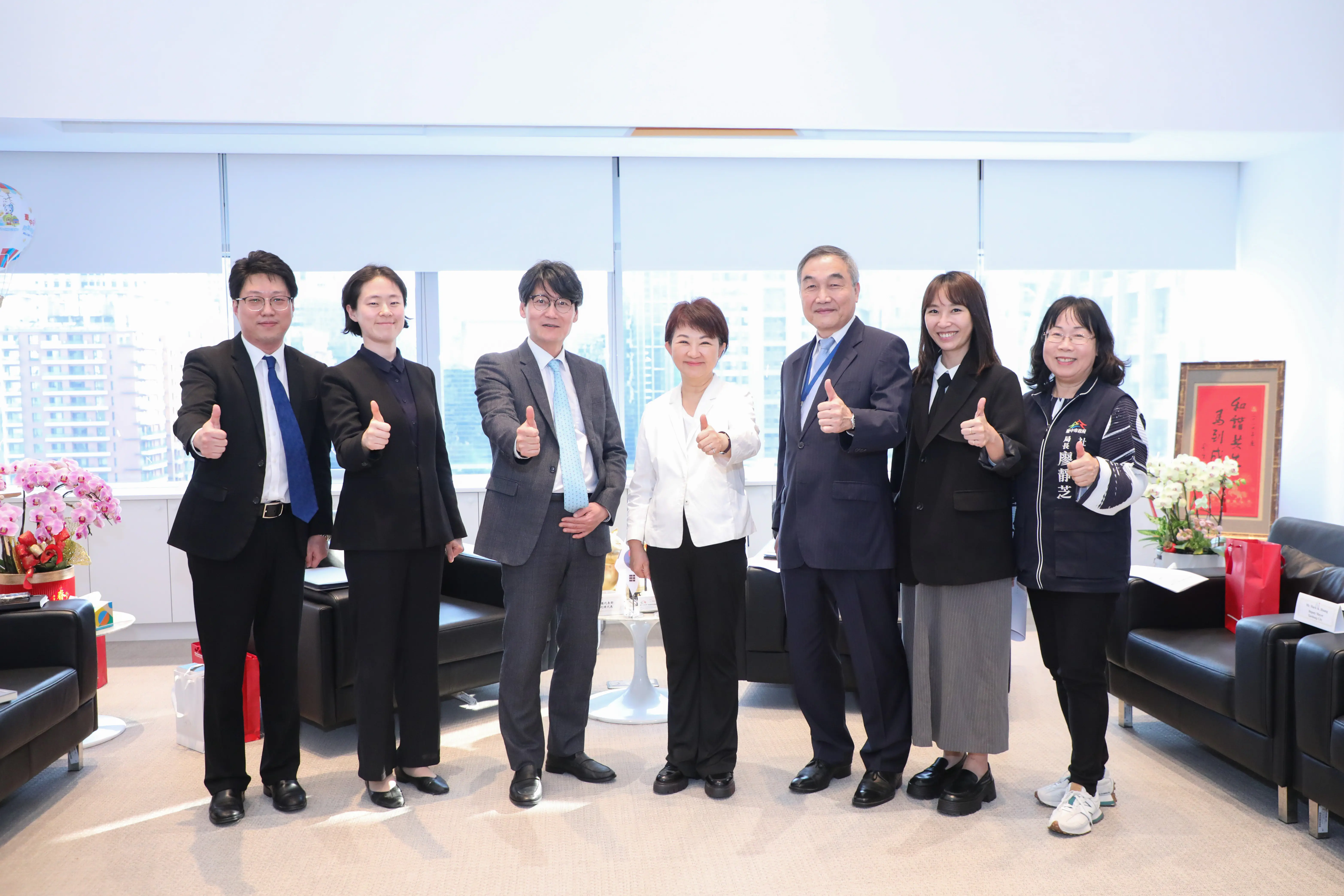 中市府深化台韓交流 盧市長會晤韓國代表促經貿文化合作 中市府深化台韓交流 盧市長會晤韓國代表促經貿文化合作