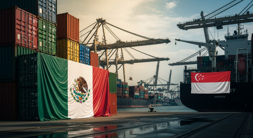 墨西哥躍居新加坡拉丁美洲最大貿易夥伴 雙邊貿易額達1140萬美元 墨西哥躍居新加坡拉丁美洲最大貿易夥伴 雙邊貿易額達1140萬美元