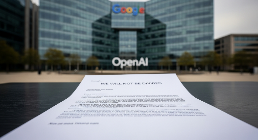 Google、OpenAI員工串聯 反對軍事AI合約籲設限 Google、OpenAI員工串聯 反對軍事AI合約籲設限