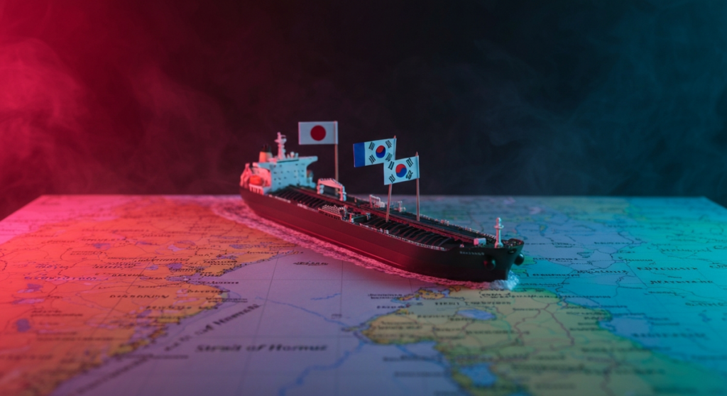 荷姆茲海峽成能源咽喉 日韓風險最高、台灣亦受波及 荷姆茲海峽成能源咽喉 日韓風險最高、台灣亦受波及