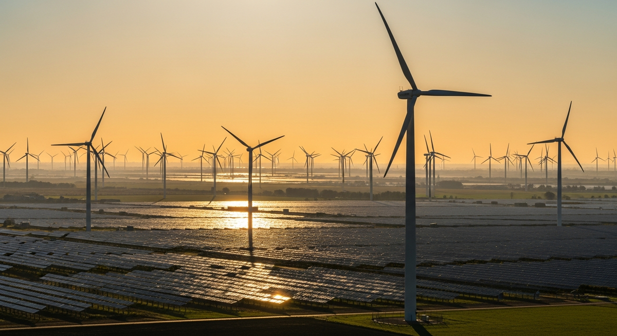 美國太陽能風電創新高 去年供電佔比破煤電 美國太陽能風電創新高 去年供電佔比破煤電