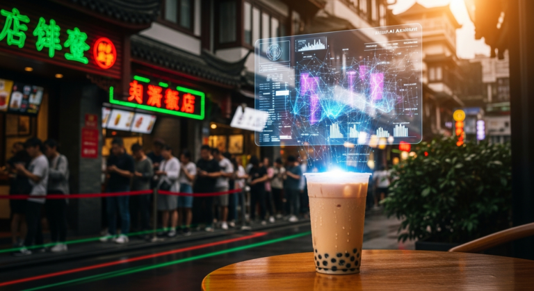 中國「AI奶茶」經濟崛起：AI應用於手搖飲產業，打造智慧消費新模式