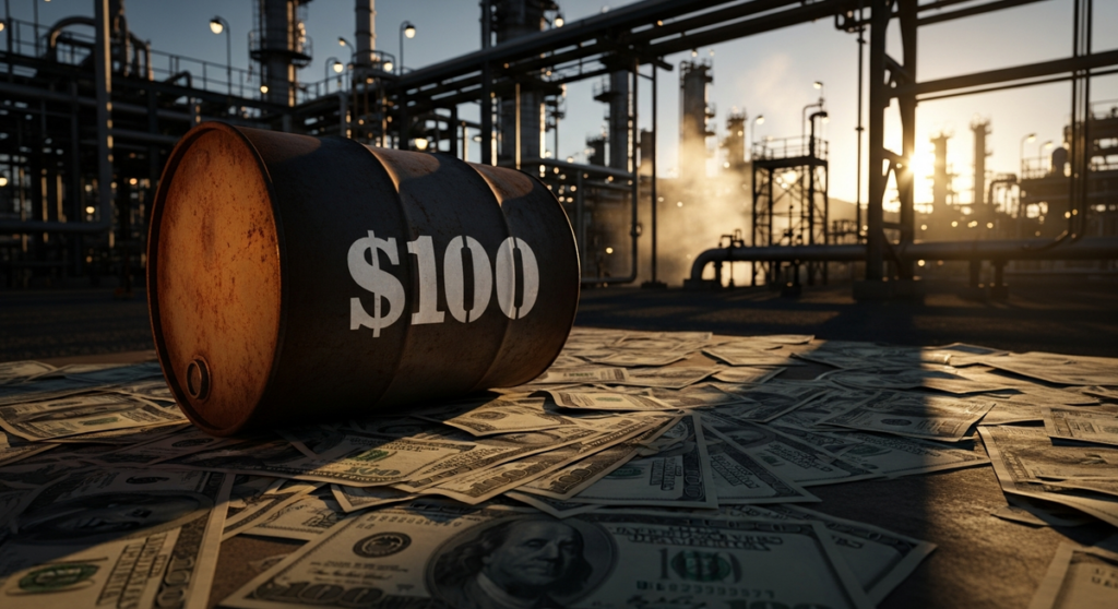 國際油價衝破百美元 美國經濟成長面臨雙面刃 國際油價衝破百美元 美國經濟成長面臨雙面刃