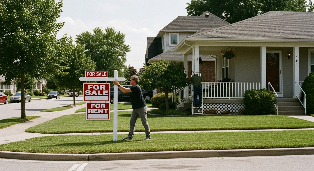 美國房市低迷催生「意外房東」 屋主不降價轉出租 美國房市低迷催生「意外房東」 屋主不降價轉出租