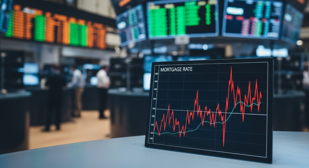 美國房貸利率年度波動幅度擴大至1.08個百分點 美國房貸利率年度波動幅度擴大至1.08個百分點