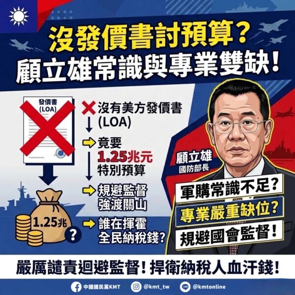 國安預算成政治角力 ? 台灣軍購1.25兆攻防戰 國安預算成政治角力 ? 台灣軍購1.25兆攻防戰