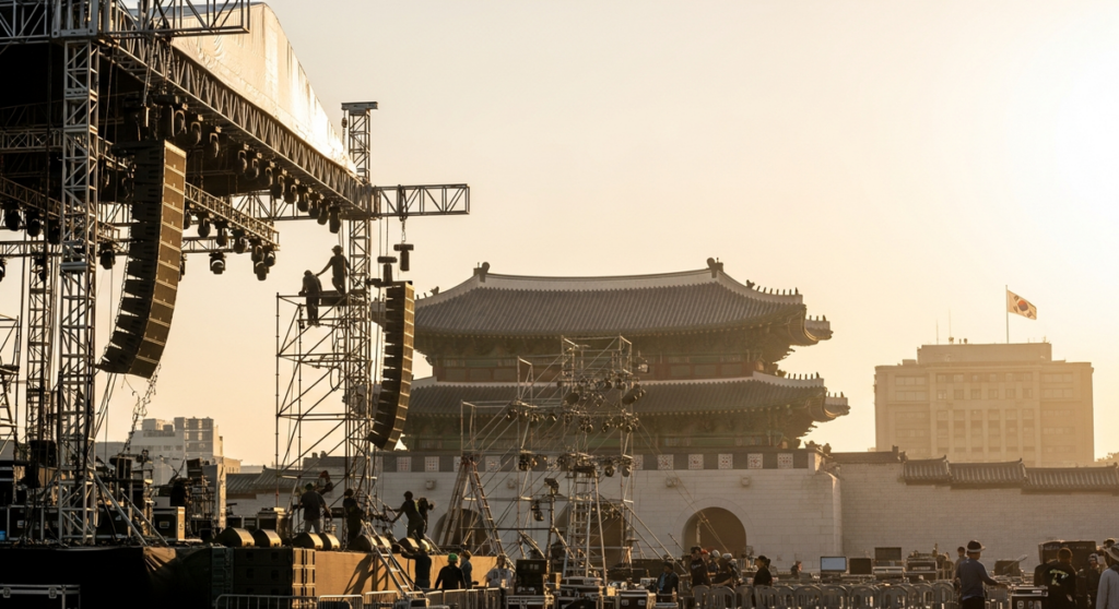 BTS睽違近四年回歸,光化門演唱會將登場,預計吸引全球26萬粉絲目光 BTS睽違近四年回歸,光化門演唱會將登場,預計吸引全球26萬粉絲目光