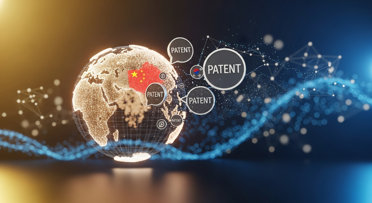 WIPO數據揭全球技術競爭格局變化 中韓專利申請強勢崛起 WIPO數據揭全球技術競爭格局變化 中韓專利申請強勢崛起