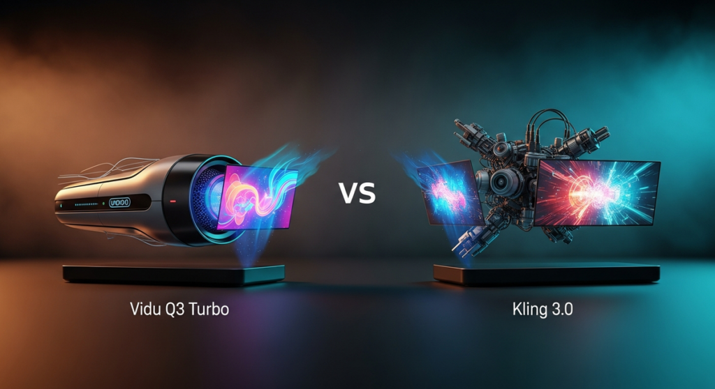 Vidu Q3 Turbo與Kling 3.0 AI影片模型較勁:創意工作者如何選擇? Vidu Q3 Turbo與Kling 3.0 AI影片模型較勁:創意工作者如何選擇?