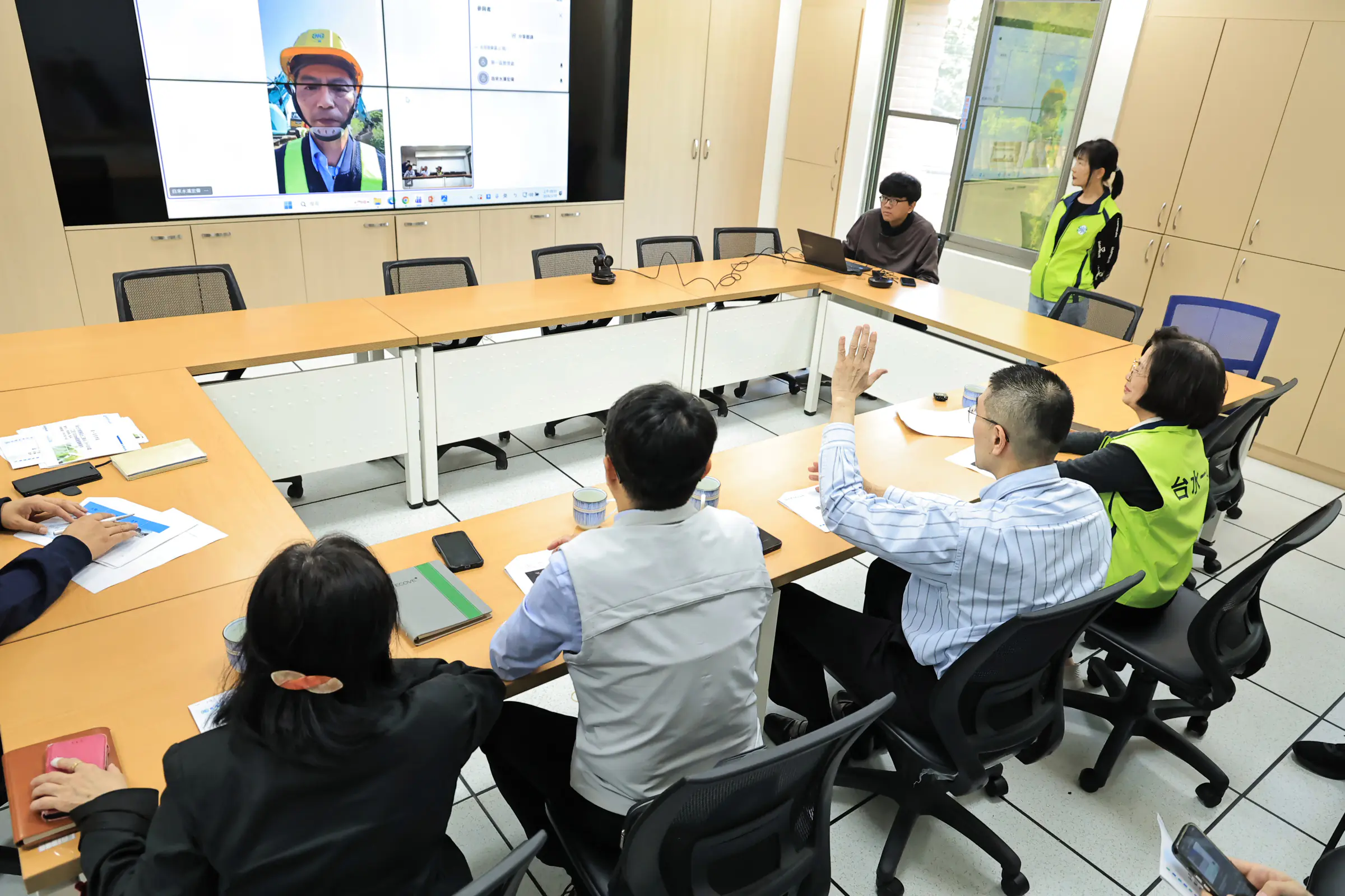 貢寮管線破裂影響基隆供水 謝國樑赴台水關切搶修進度 貢寮管線破裂影響基隆供水 謝國樑赴台水關切搶修進度