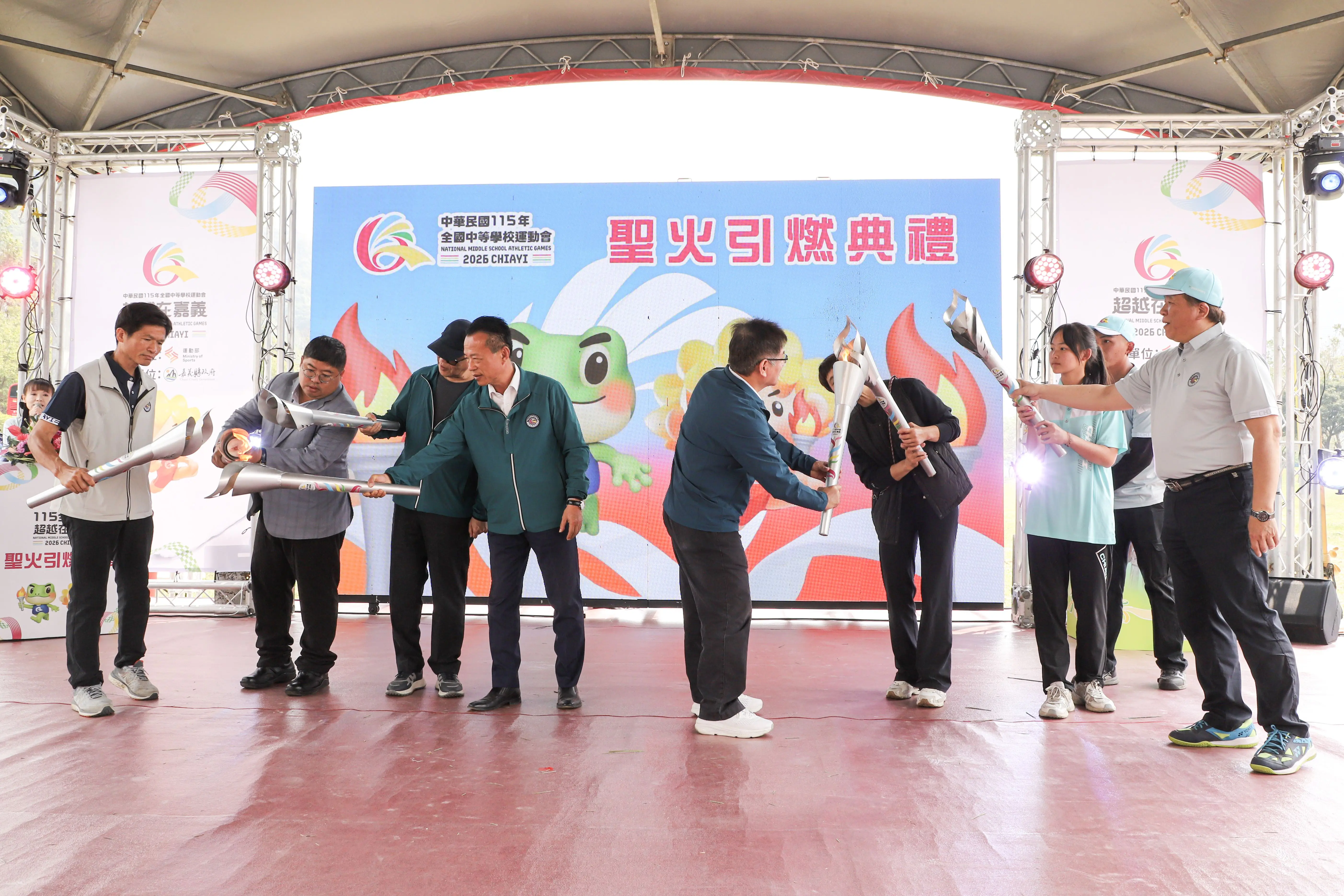 115年全中運聖火引燃 閃耀太陽之都 115年全中運聖火引燃 閃耀太陽之都