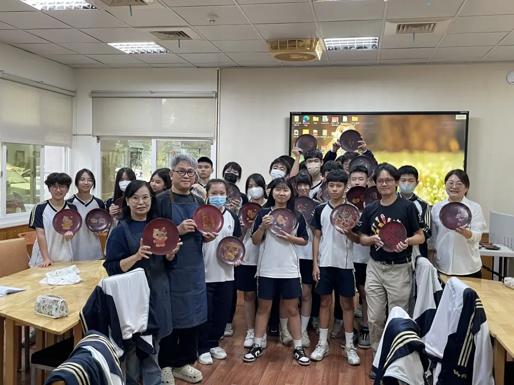 南投縣114學年度營北國中 文化體驗教育 漆器製作課程 南投縣114學年度營北國中 文化體驗教育 漆器製作課程