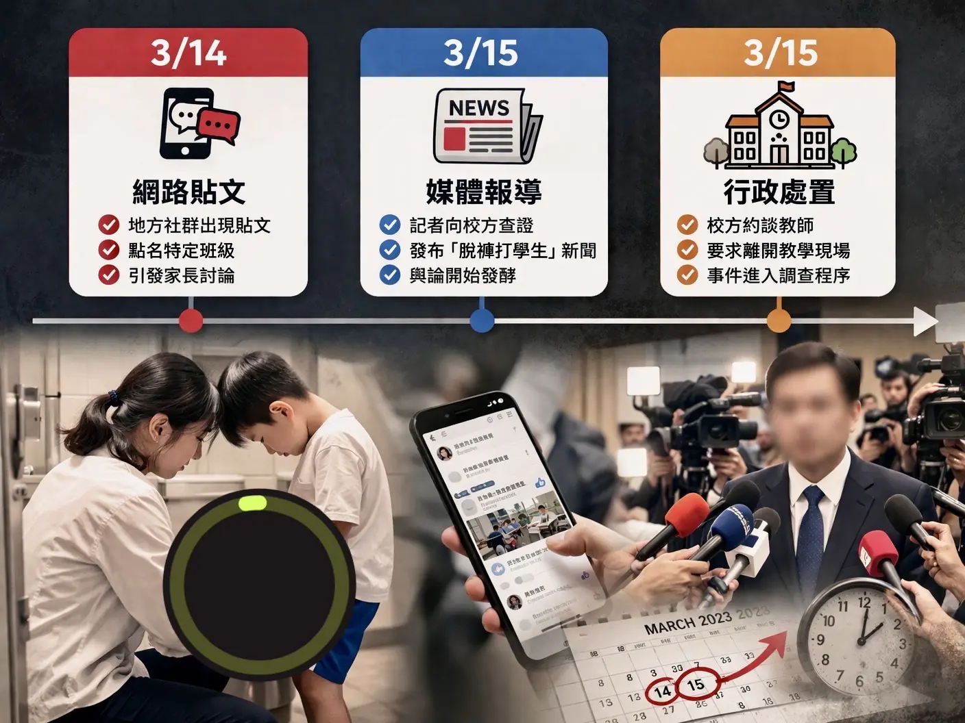 【獨家】「脫褲子打學生」事件爭議再起 何老師還原時間軸 堅決否認!並控訴證據錯置 校長不公 【獨家】「脫褲子打學生」事件爭議再起 何老師還原時間軸 堅決否認!並控訴證據錯置 校長不公