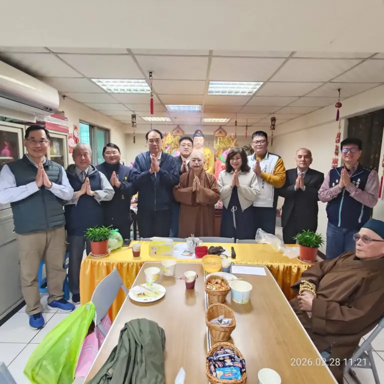 基隆市佛教會新春團拜　邱佩琳祈祝新春吉祥、福慧雙全