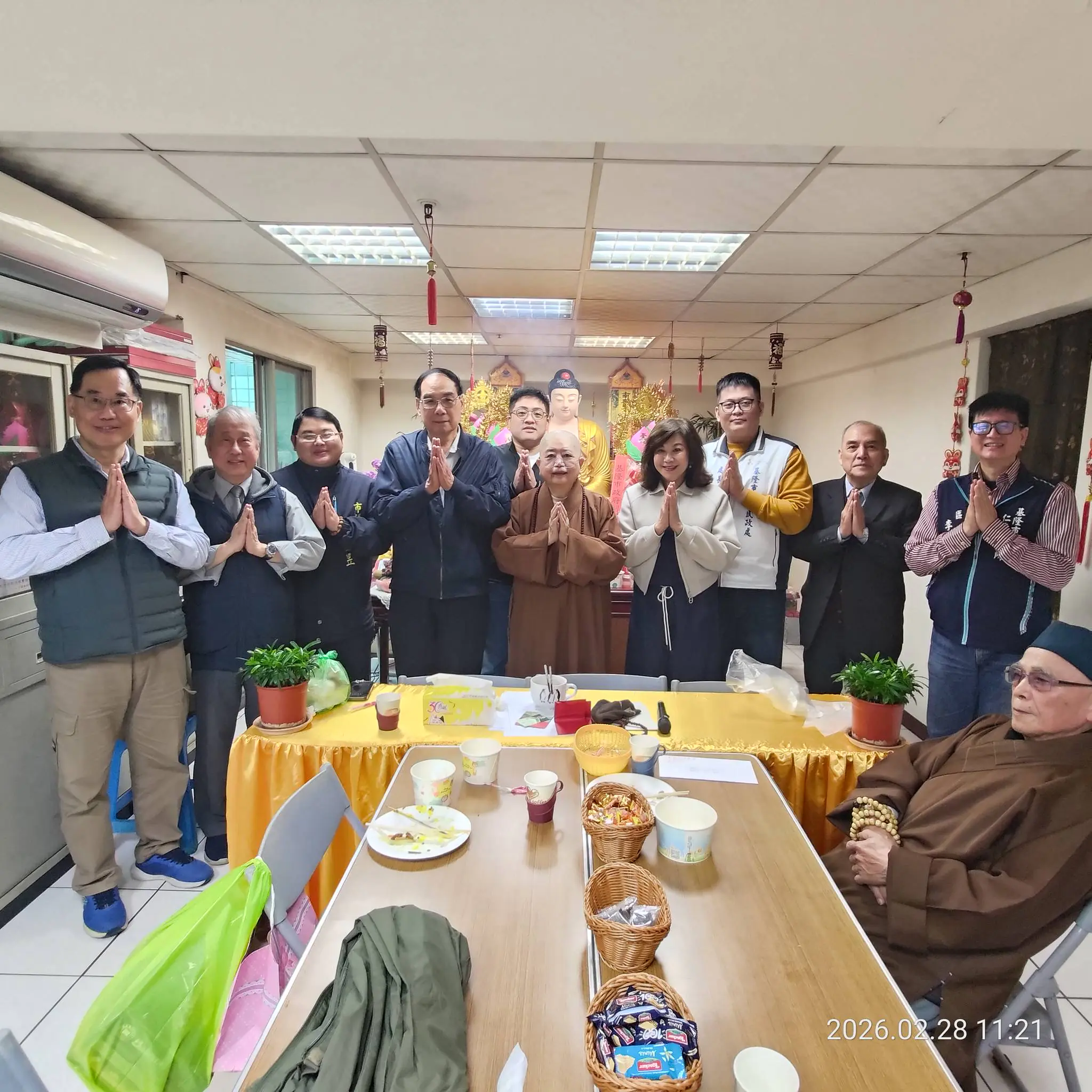 基隆市佛教會新春團拜 邱佩琳祈祝新春吉祥、福慧雙全 基隆市佛教會新春團拜 邱佩琳祈祝新春吉祥、福慧雙全