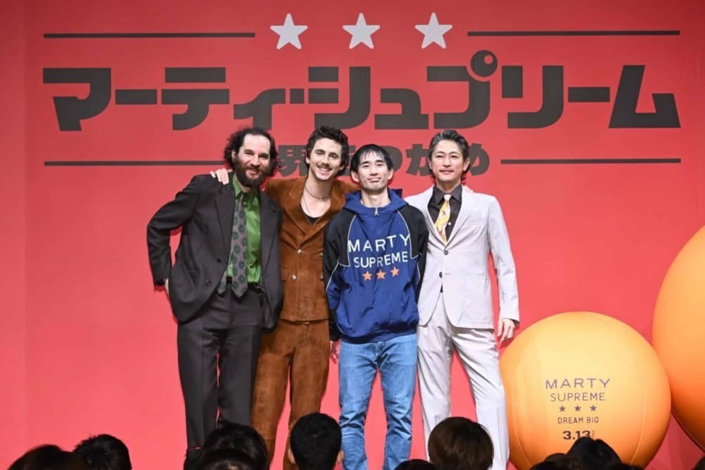 跨世代「桌球男神」夢幻連動!窪塚洋介驚喜現身《Marty Supreme》首映 跨世代「桌球男神」夢幻連動!窪塚洋介驚喜現身《Marty Supreme》首映