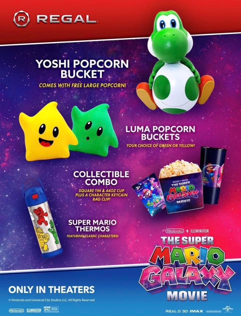 銀河冒險即將啟航!《超級瑪利歐銀河大電影》Yoshi 爆谷桶可愛來襲 銀河冒險即將啟航!《超級瑪利歐銀河大電影》Yoshi 爆谷桶可愛來襲