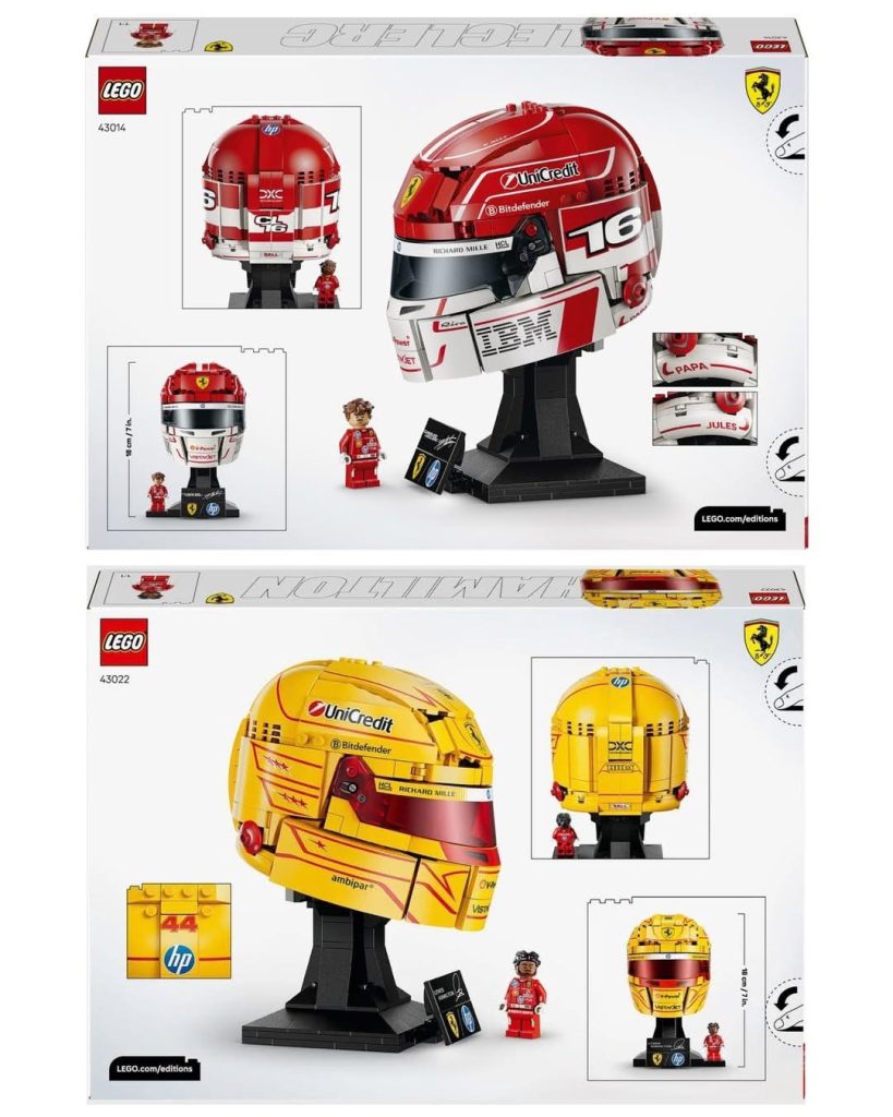 2026 F1 開季盛世:紅鬃烈馬 Ferrari 領銜,LEGO 紀念盔組 5 月飆速登場! 2026 F1 開季盛世:紅鬃烈馬 Ferrari 領銜,LEGO 紀念盔組 5 月飆速登場!