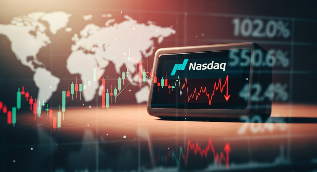 那斯達克指數進入修正區間 經濟擔憂拖累科技股 那斯達克指數進入修正區間 經濟擔憂拖累科技股