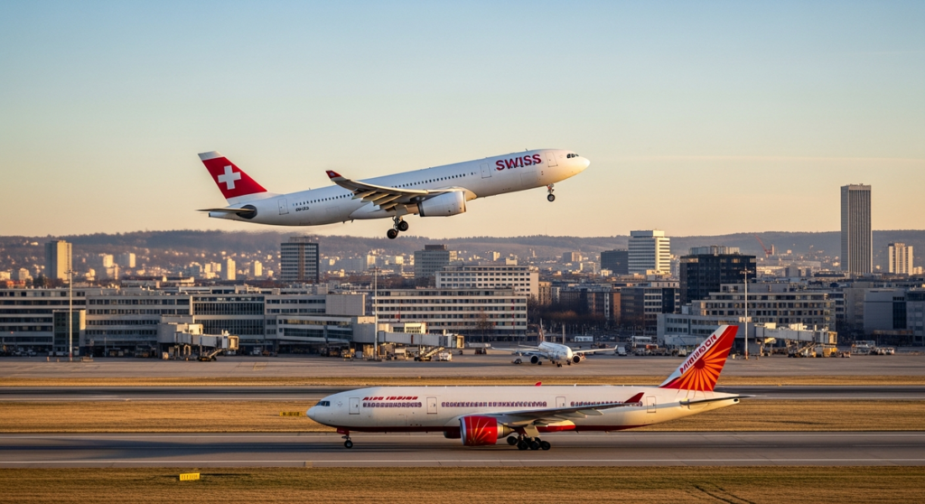 歐印航線需求激增 瑞士航空增班蘇黎世-新德里 印度航空同步擴大運力 歐印航線需求激增 瑞士航空增班蘇黎世-新德里 印度航空同步擴大運力