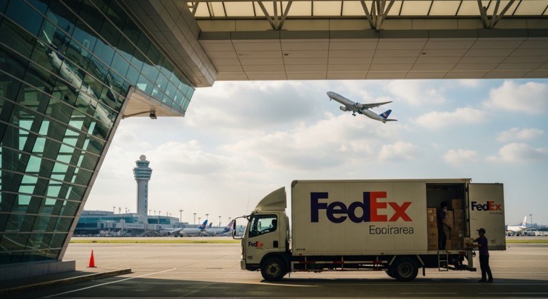 FedEx擴大桃園國際機場轉運中心，提升台灣AI與半導體物流量能