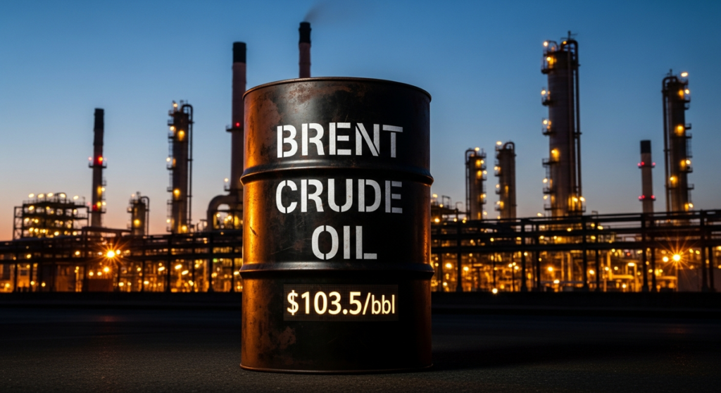 中東衝突推升原油、貴金屬價格 布蘭特原油上看每桶103美元 中東衝突推升原油、貴金屬價格 布蘭特原油上看每桶103美元