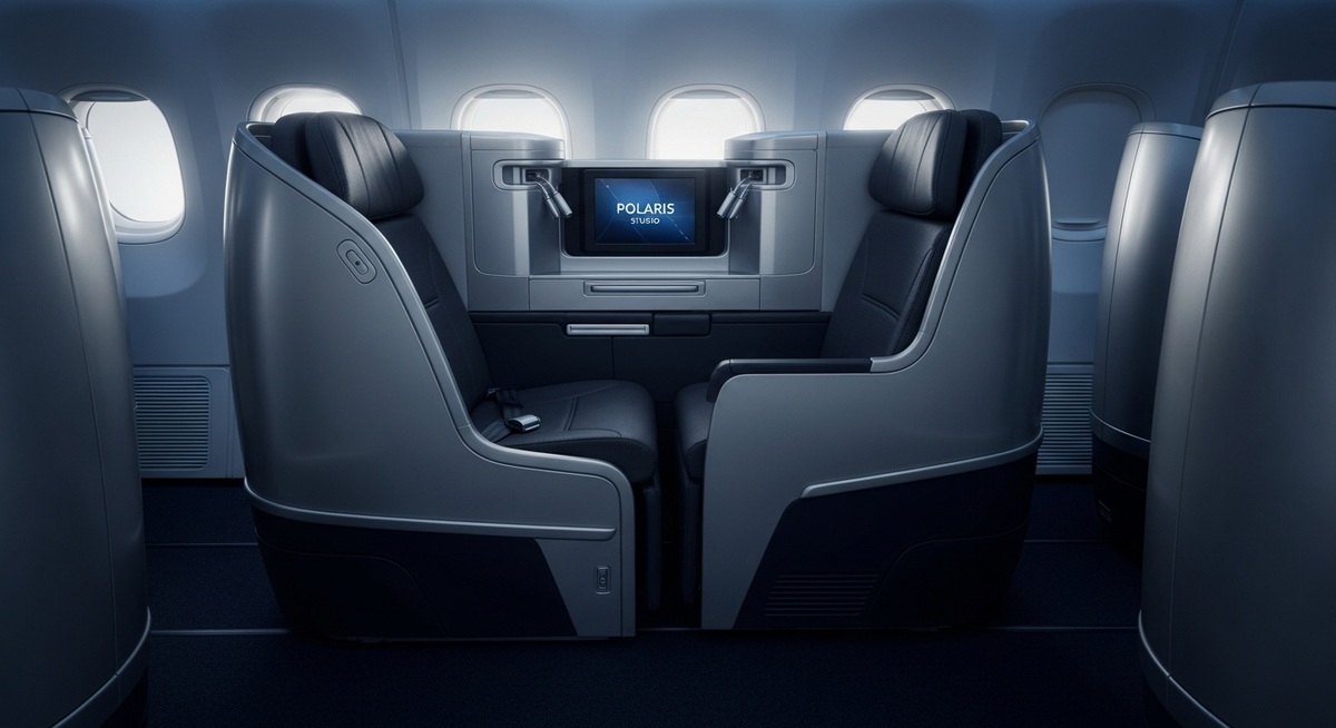 聯合航空推新「北極星工作室」商務艙 座位空間擴增25% 聯合航空推新「北極星工作室」商務艙 座位空間擴增25%