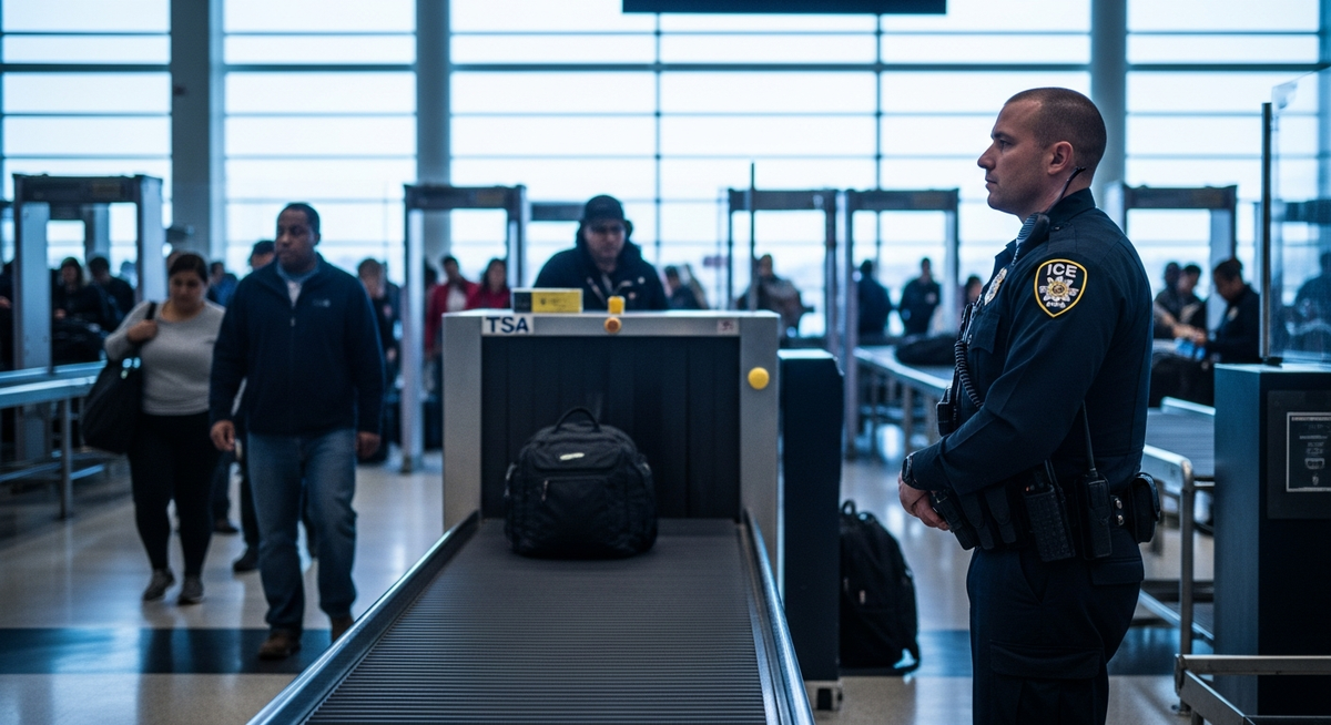 美政府關閉衝擊機場安檢 川普擬派移民局支援引爭議 美政府關閉衝擊機場安檢 川普擬派移民局支援引爭議