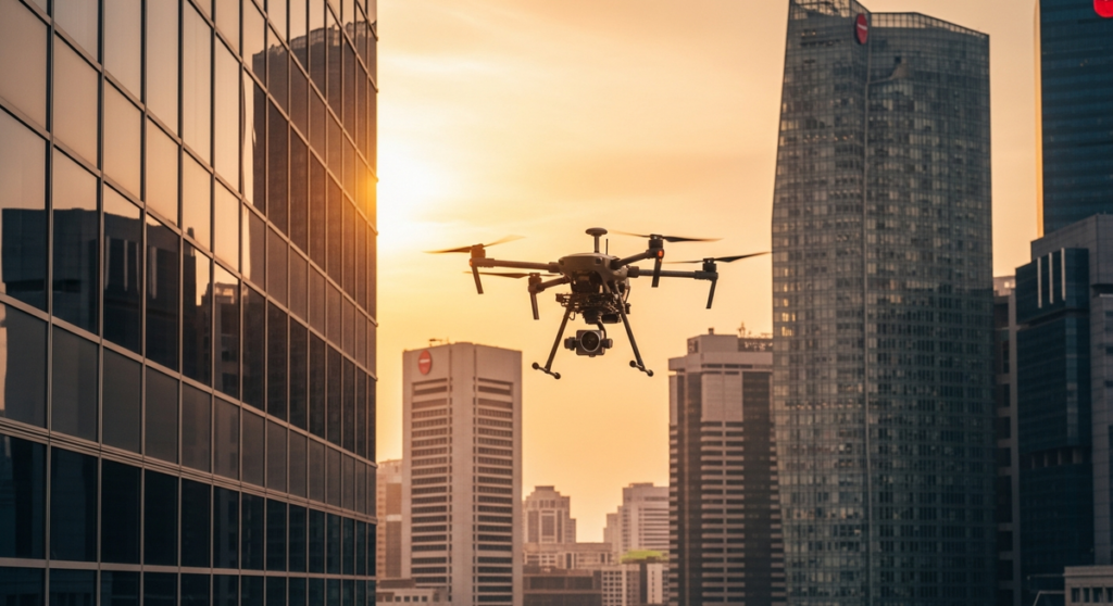 Panasonic AI無人機技術 助新加坡建築外觀檢測效率提升 Panasonic AI無人機技術 助新加坡建築外觀檢測效率提升